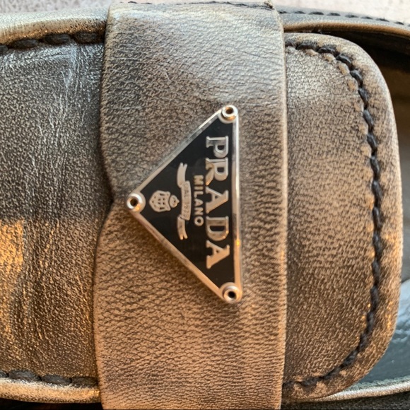 Prada Grey Loafers - Picture 7 of 8